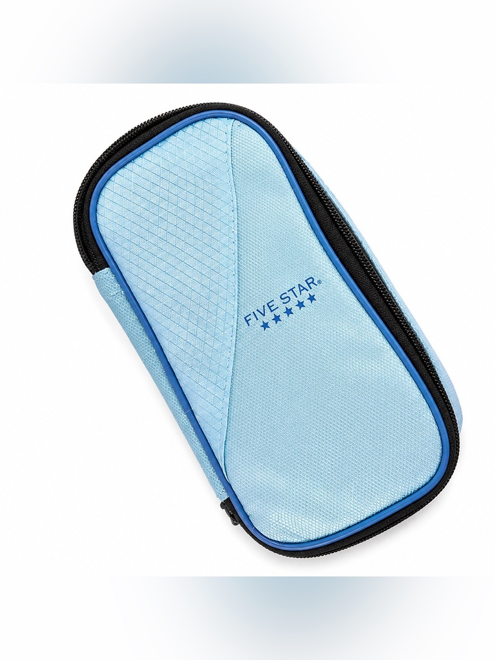 Five Star Light Blue Zippered Phone & Accessory Pouch